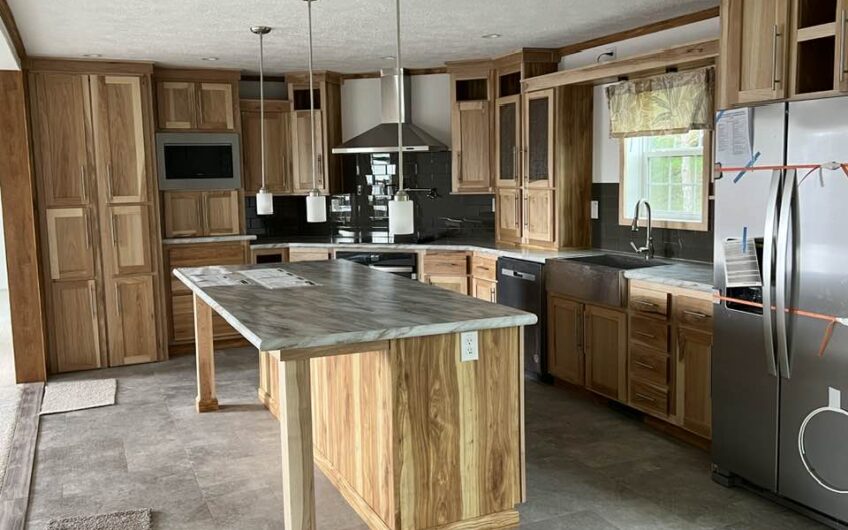 LOT MODEL CHAMPION ESSENTIAL SERIES HICKORY CABINES                SOLD CAN ORDER  IT!