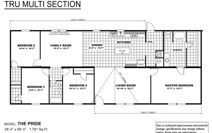 PRIDE- 4brs 2 baths  28×72 lowest prices in the area…..  in stock  FAST DELIVERY AND SET  $112,999   BLOWOUT PRICING ON ALL TRU HOMES IN STOCK