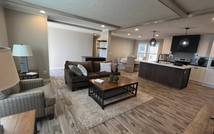 THE ATMOS BY CAVCO HOMES – 1600sq ft   3BRS    $159,999  TOTAL DRYWALL 2X6 WALLS
