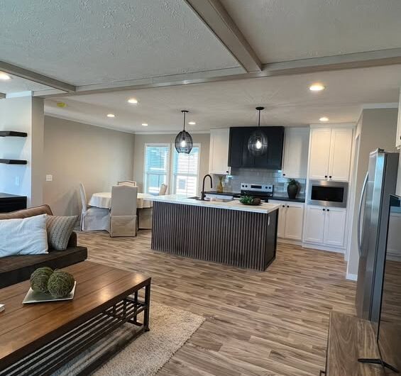 THE ATMOS BY CAVCO HOMES – 1600sq ft   3BRS    $159,999  TOTAL DRYWALL 2X6 WALLS