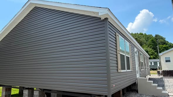 QUALITY HOME W 5/12 ROOF PITCH  TOTAL DRYWALL HICKORY CABINETS  -7 YEAR MANUFACTURER WARRANTY