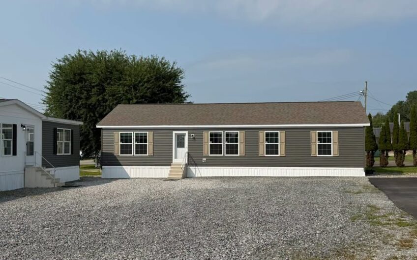 QUALITY HOME W 5/12 ROOF PITCH–available ——:  in3/12 roof    and different sizes -TOTAL DRYWALL HICKORY CABINETS  -7 YEAR MANUFACTURER WARRANTY